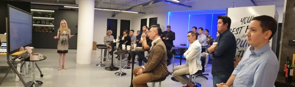 The “Meet-The-Founders” event organized by Asia Pro Ventures for Angel Investors