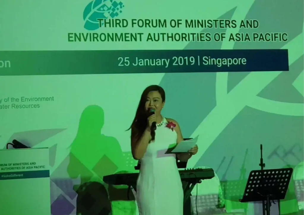 Sylvia Tham at 3rd Forum of Ministers and Environment Authorities of Asia Pacific