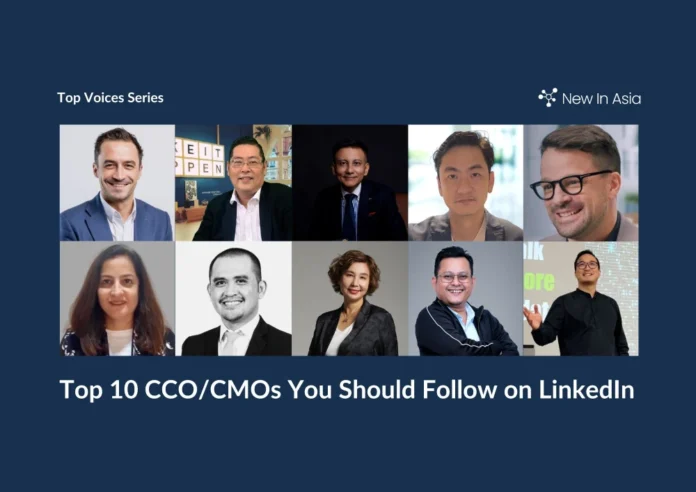 Top CMO/CCO to follow